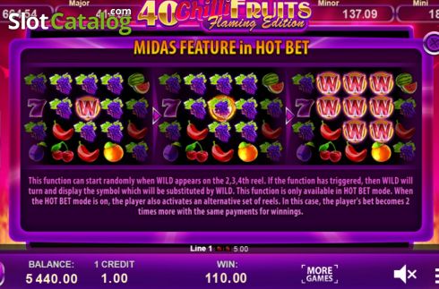Скрин8. 40 Chilli Fruits Flaming Edition слот