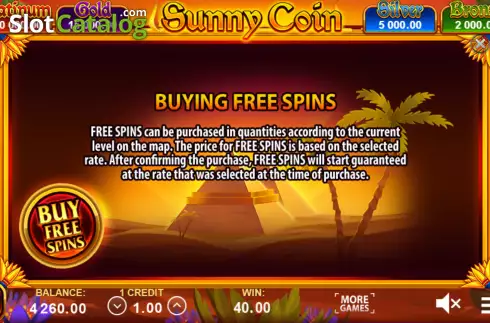 Скрин5. Sunny Coin: Hold The Spin слот