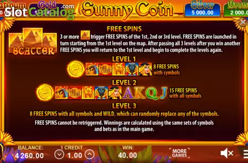 Скрин6. Sunny Coin: Hold The Spin слот