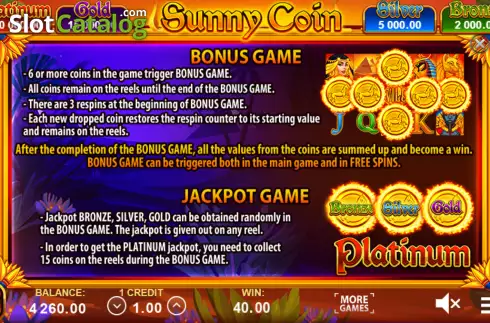 Скрин7. Sunny Coin: Hold The Spin слот