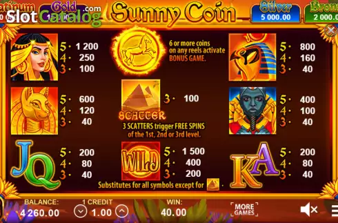Скрин8. Sunny Coin: Hold The Spin слот