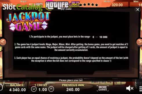 Скрин8. Hot Life Buy Bonus слот