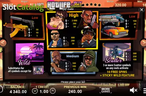 Скрин9. Hot Life Buy Bonus слот