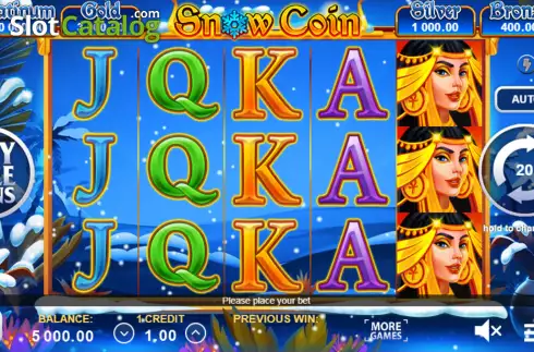 Скрин2. Snow Coin: Hold The Spin слот