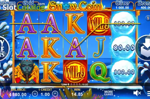 Скрин3. Snow Coin: Hold The Spin слот