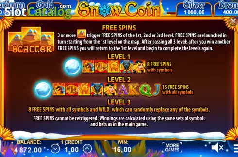 Скрин7. Snow Coin: Hold The Spin слот
