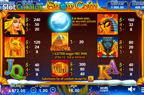 Скрин8. Snow Coin: Hold The Spin слот