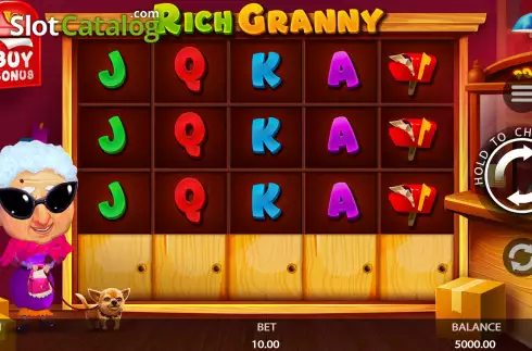 Скрин2. Rich Granny слот