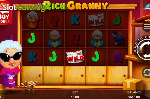 Скрин3. Rich Granny слот