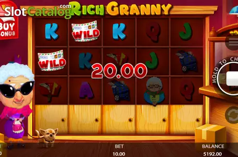 Скрин4. Rich Granny слот