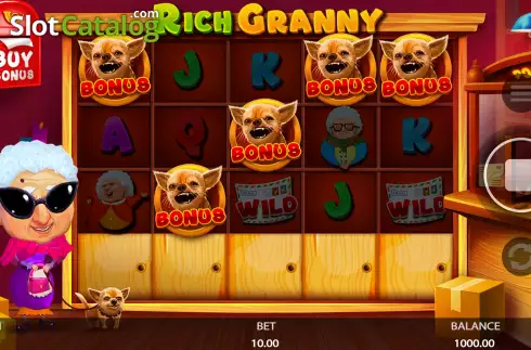 Скрин6. Rich Granny слот