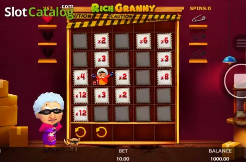 Скрин8. Rich Granny слот