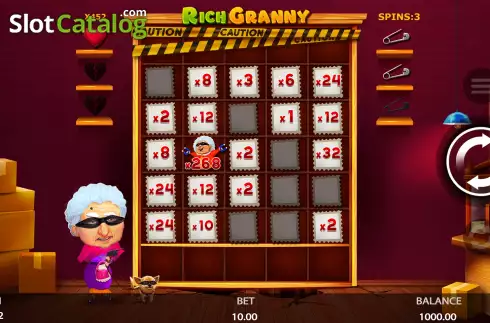 Скрин9. Rich Granny слот