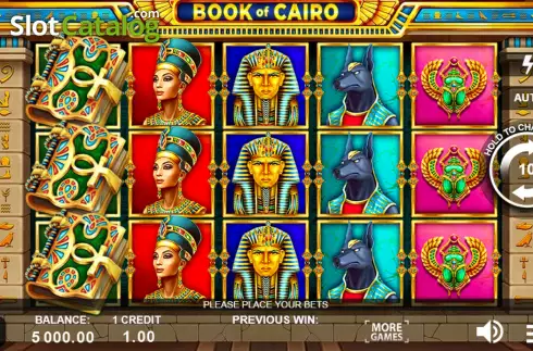 Скрин2. Book of Cairo слот