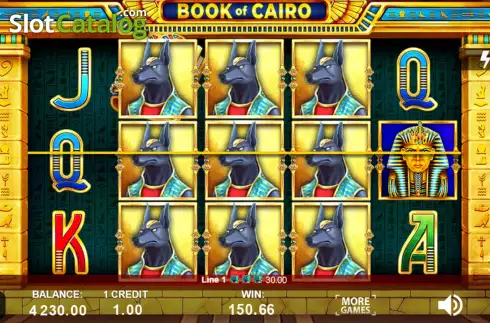 Скрин8. Book of Cairo слот