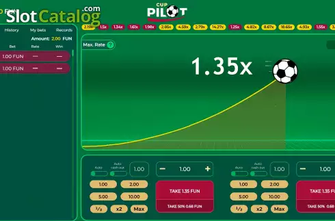 Скрин3. Pilot Cup слот