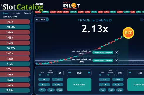 Скрин7. Pilot Coin слот