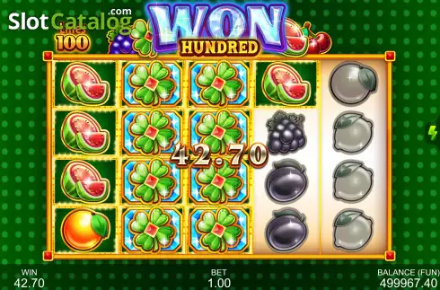 Скрин6. Won Hundred слот