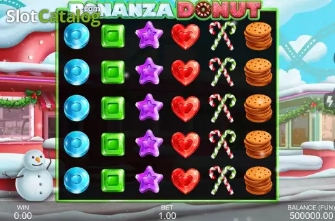 Скрин2. Bonanza Donut Xmas слот