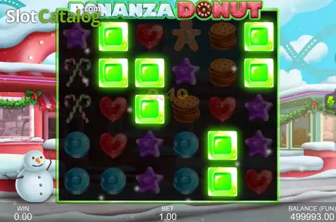 Скрин4. Bonanza Donut Xmas слот