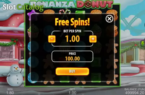 Скрин5. Bonanza Donut Xmas слот