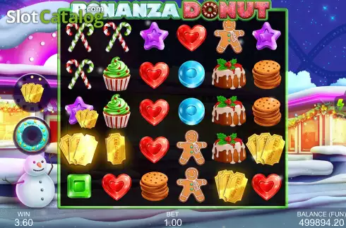 Скрин8. Bonanza Donut Xmas слот