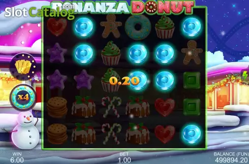 Скрин9. Bonanza Donut Xmas слот