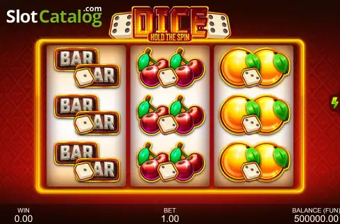 Скрин2. Dice: Hold The Spin слот