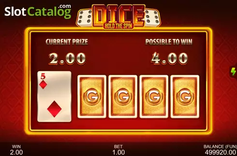 Скрин4. Dice: Hold The Spin слот