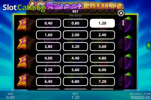 Скрин3. 40 Sweet Fruits слот