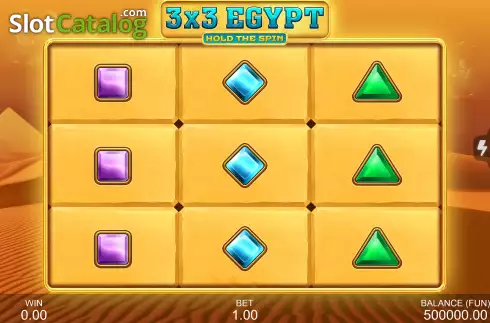 Скрин2. 3x3 Egypt: Hold The Spin слот