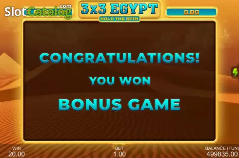 Скрин8. 3x3 Egypt: Hold The Spin слот