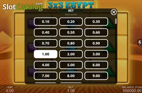 Скрин3. 3x3 Egypt: Hold The Spin слот
