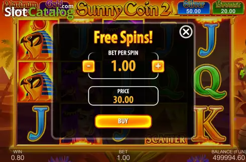 Скрин6. Sunny Coin 2: Hold The Spin слот