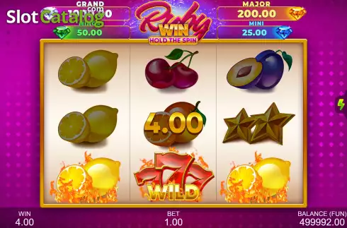 Скрин3. Ruby Win: Hold The Spin слот