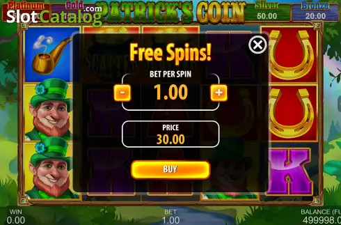 Скрин6. Patrick's Coin: Hold the Spin слот