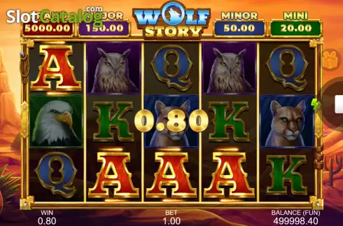 Скрин4. Wolf Story слот