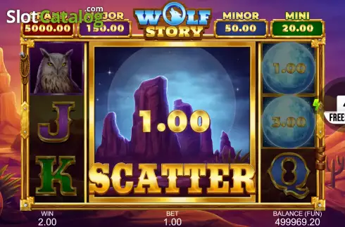 Скрин8. Wolf Story слот