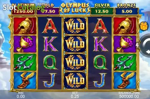 Скрин2. Olympus of Luck: Hold the Spin слот