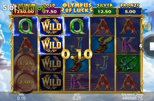 Скрин3. Olympus of Luck: Hold the Spin слот