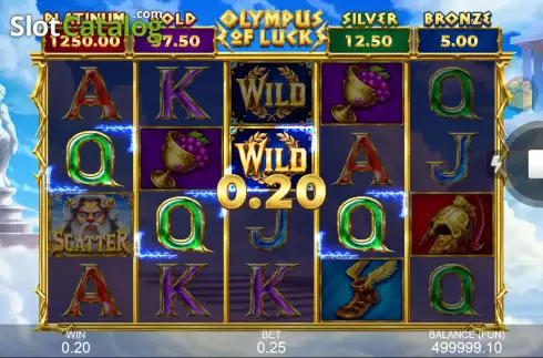 Скрин4. Olympus of Luck: Hold the Spin слот
