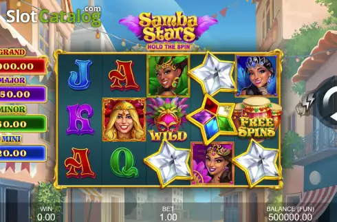 Скрин2. Samba Stars: Hold the Spin слот