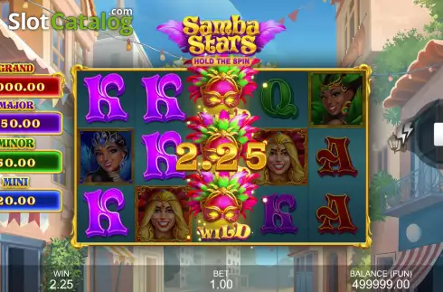 Скрин3. Samba Stars: Hold the Spin слот