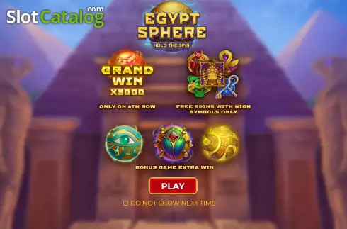 Скрин2. Egypt Sphere: Hold The Spin слот