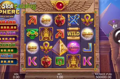 Скрин3. Egypt Sphere: Hold The Spin слот