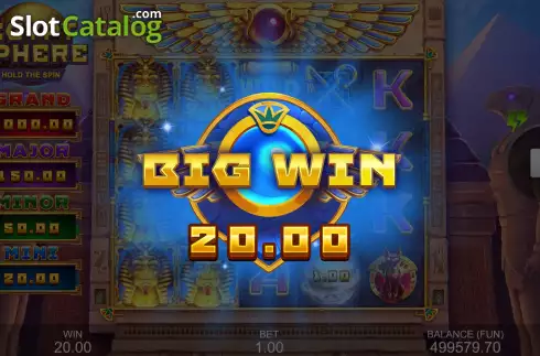 Скрин6. Egypt Sphere: Hold The Spin слот