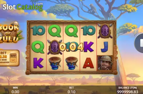 Скрин3. Book of Zulu слот