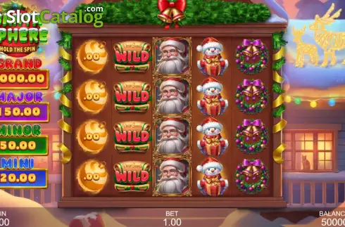 Скрин2. Santa Sphere: Hold the Spin слот