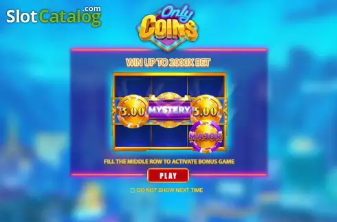Скрин2. Only Coins слот
