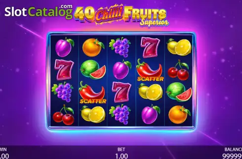 Скрин2. 40 Chilli Fruits Superior слот